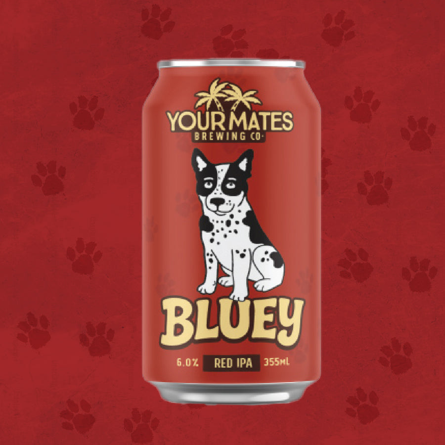 Limited Release Specialty Beer Bluey Red IPA