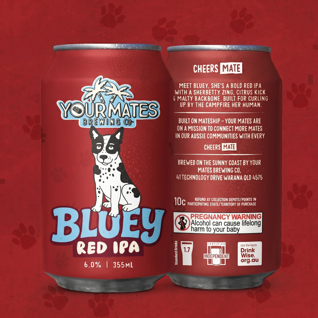 Bluey Red IPA | Limited Release Your Mates Beer