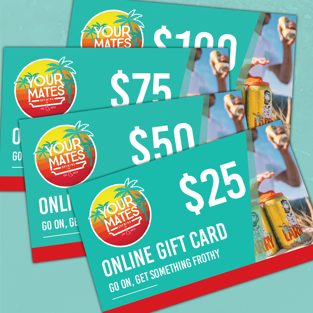 Online Store Gift Card Your Mates Online Store Purchase Only