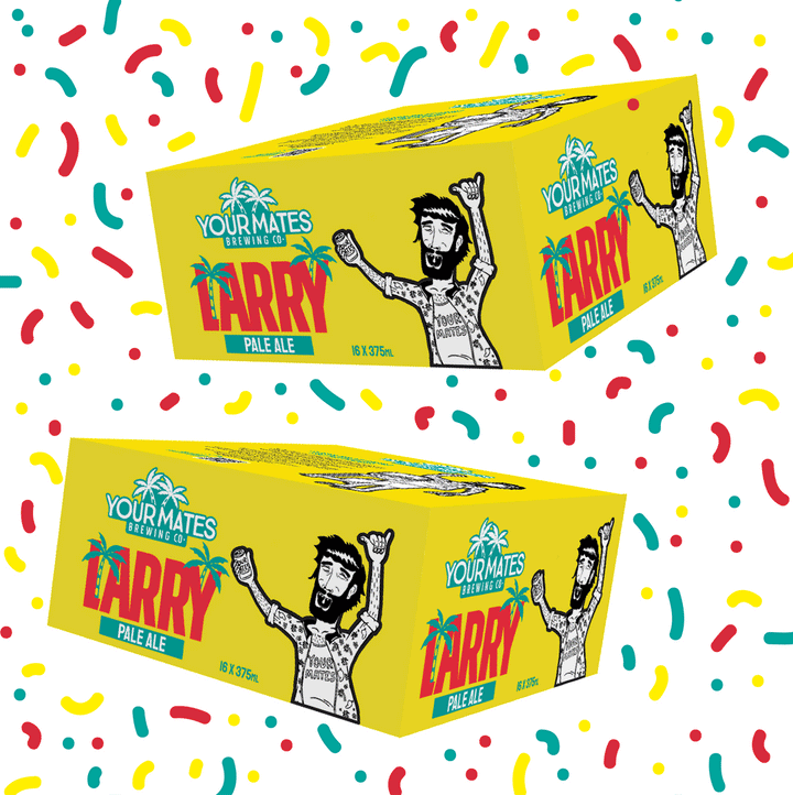 Larry's Birthday Carton Combo Your Mates Beer