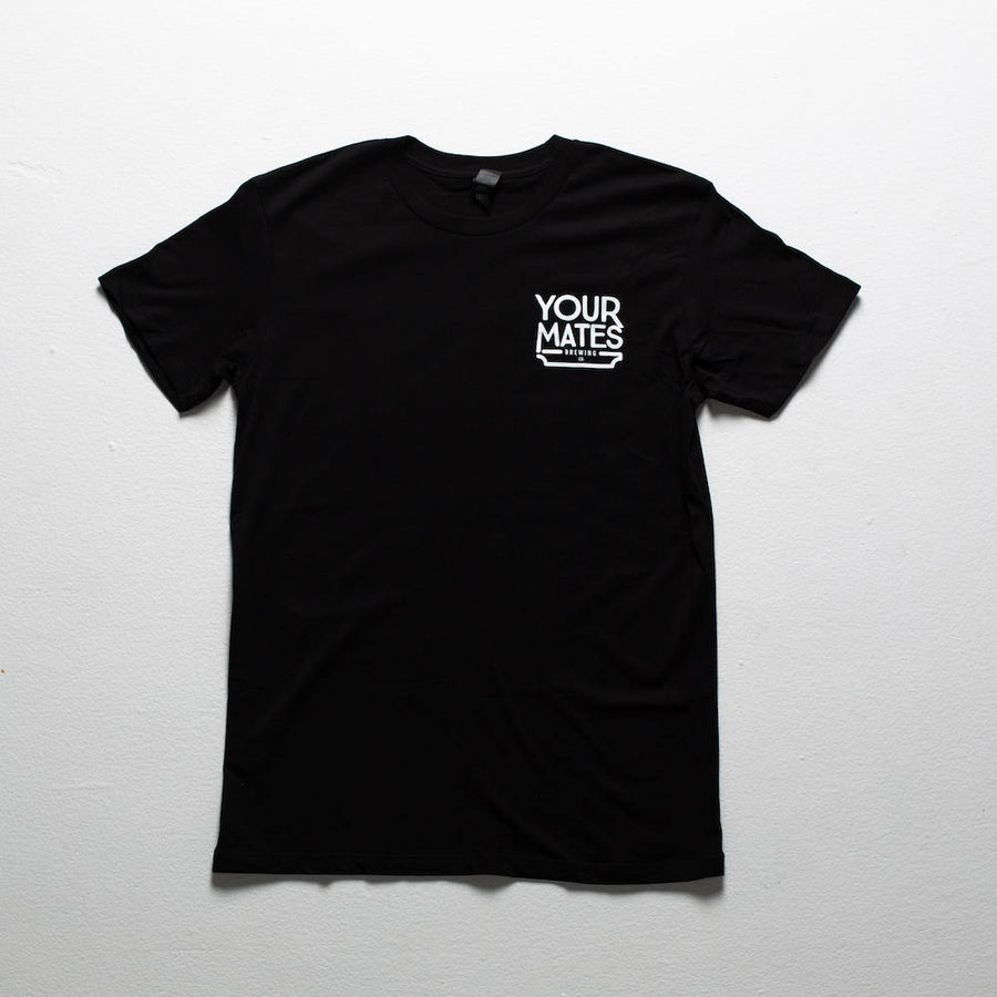 Classic Logo Tee | Black & White - Your Mates Brewing